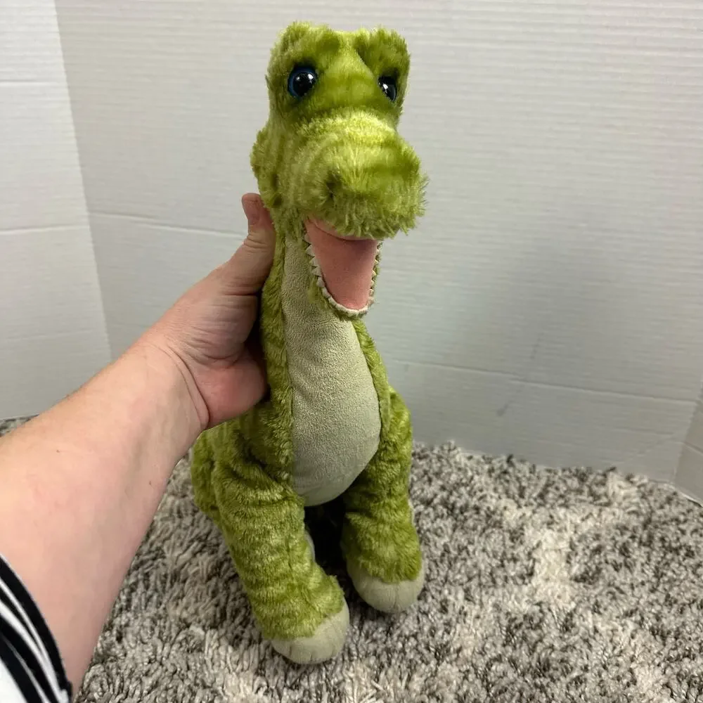 Build a Bear Green Brontosaurus Dinosaur Plush Floppy Stuffed Animal